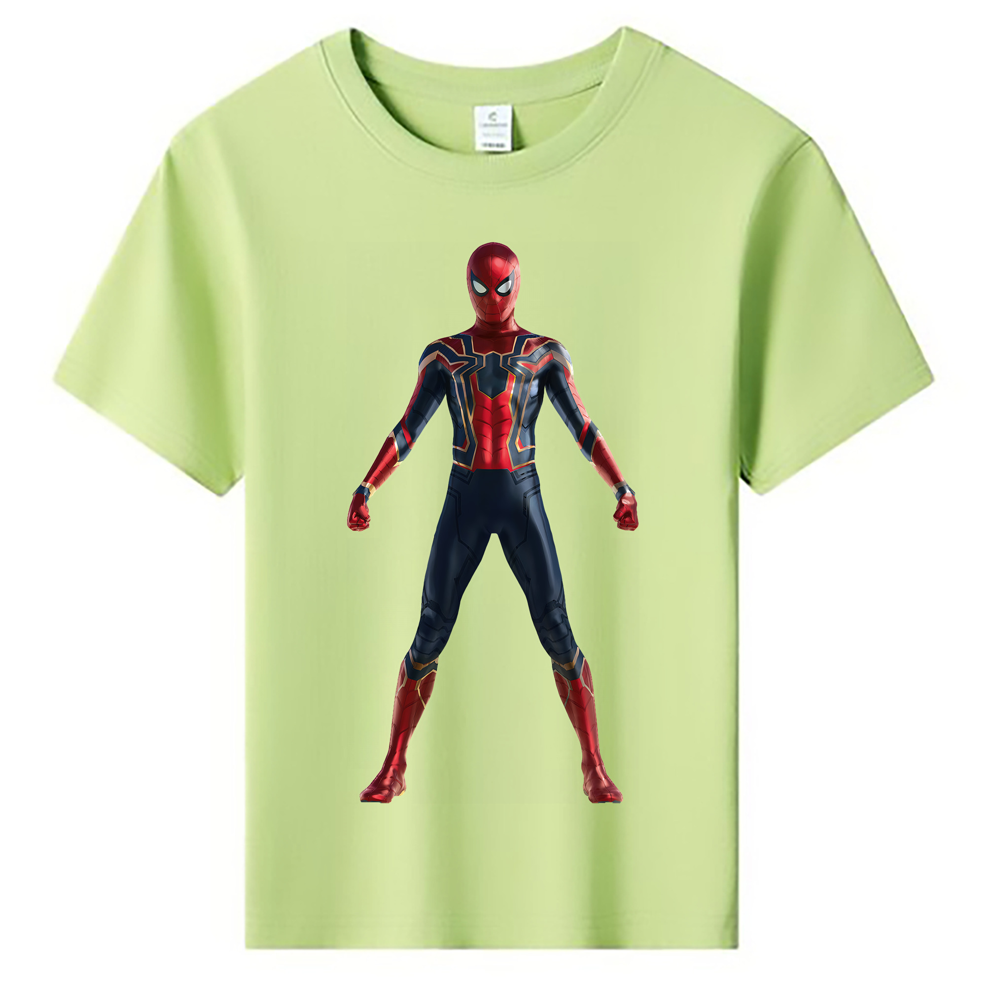 （画像用） Spider Man スパイダーマン 綿100％キッズTシャツ（フロントプリント）